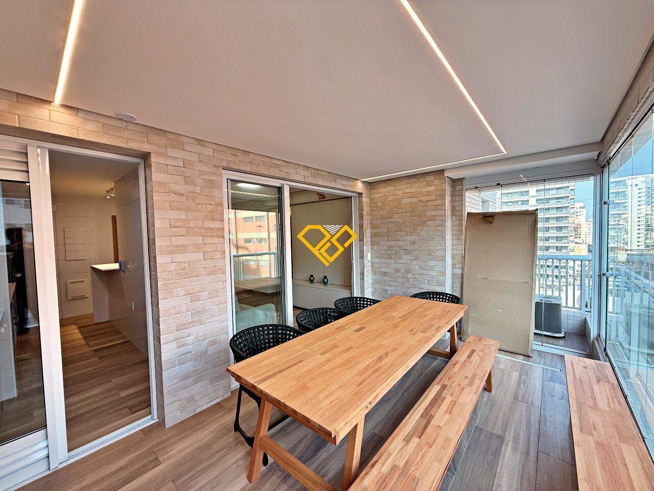 Apartamento à venda no Aparecida: Varanda