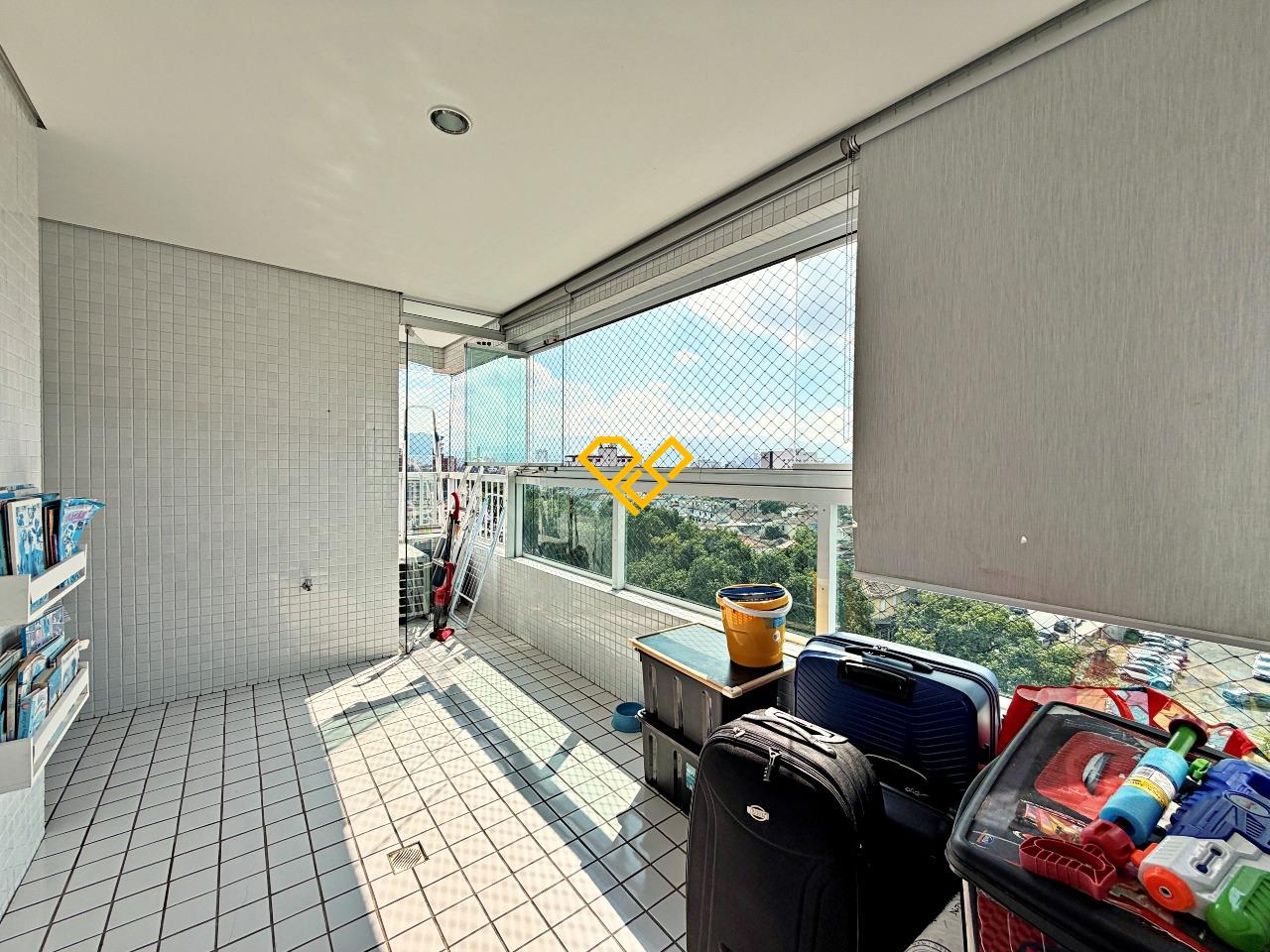 Apartamento para aluguel no Vila Mathias: Varanda