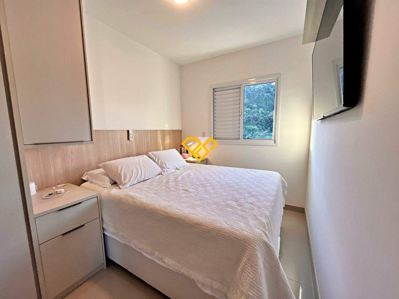 Apartamento à venda no Vila Mathias: Dormitório 1 - suíte