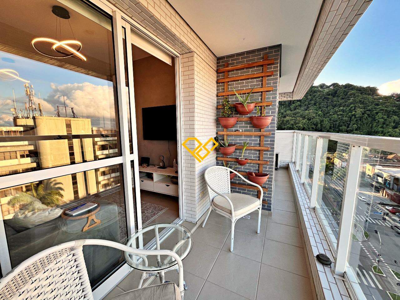 Apartamento à venda no Vila Mathias: Varanda