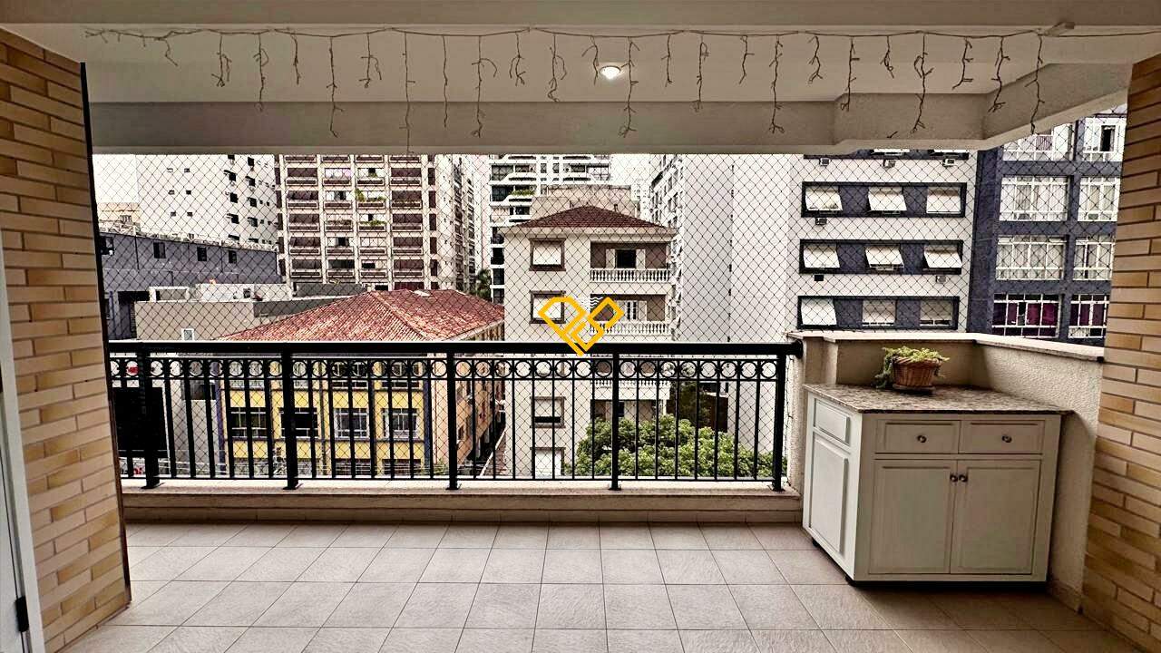 Apartamento para aluguel no Gonzaga: Varanda