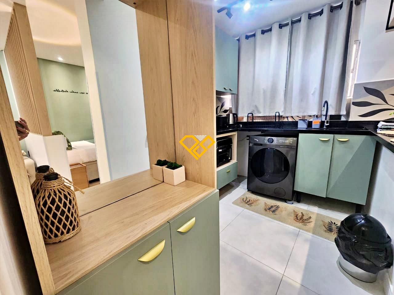 Apartamento para aluguel no Ponta da Praia: Cozinha