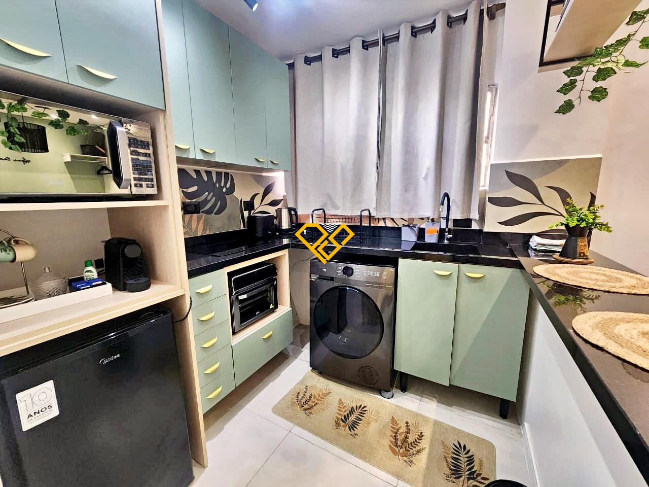 Apartamento para aluguel no Ponta da Praia: Cozinha