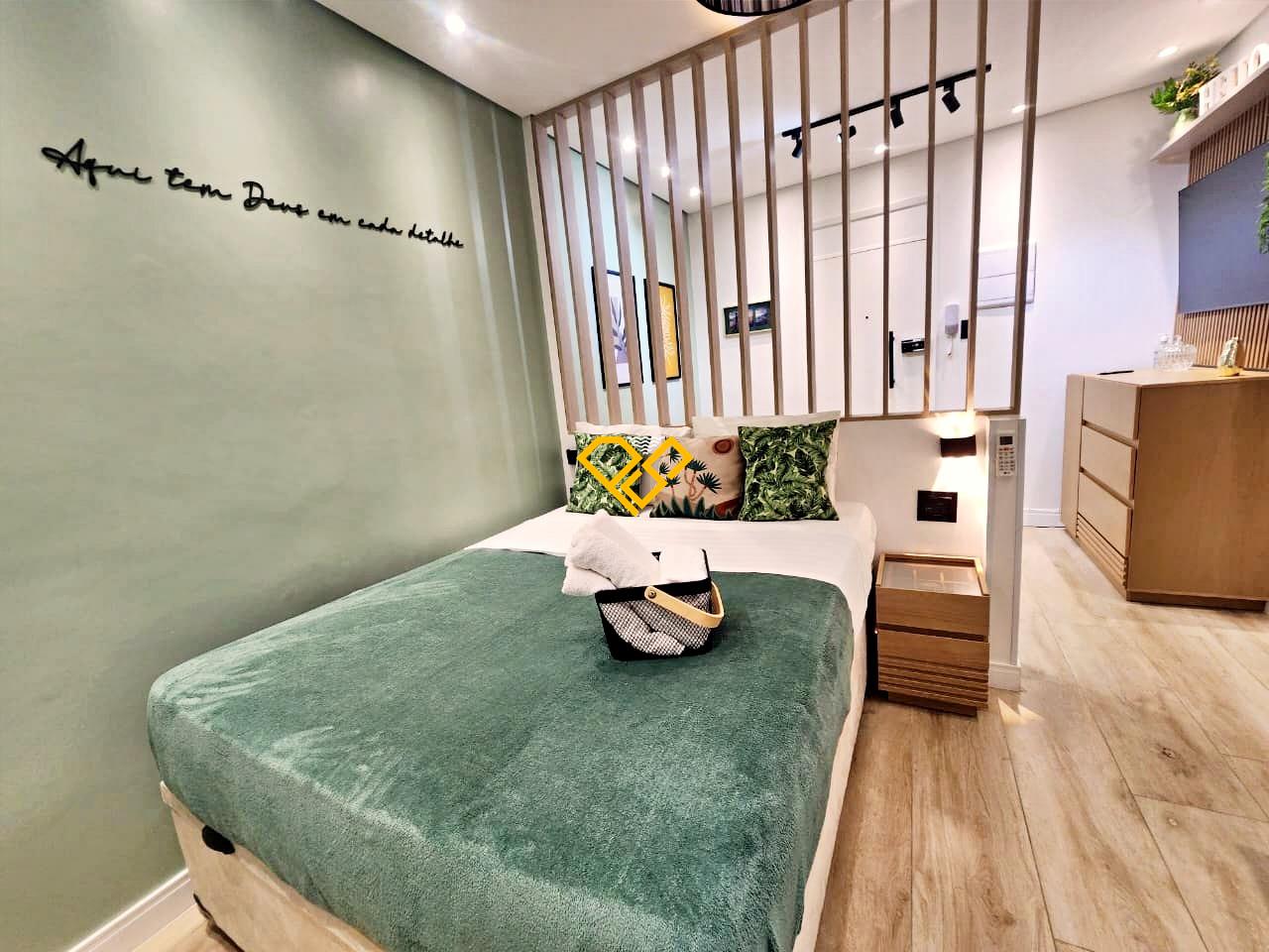 Apartamento para aluguel no Ponta da Praia: Dormitório