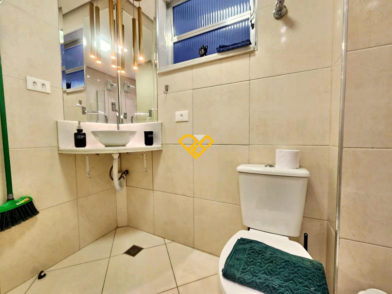 Apartamento para aluguel no Ponta da Praia: Wc social