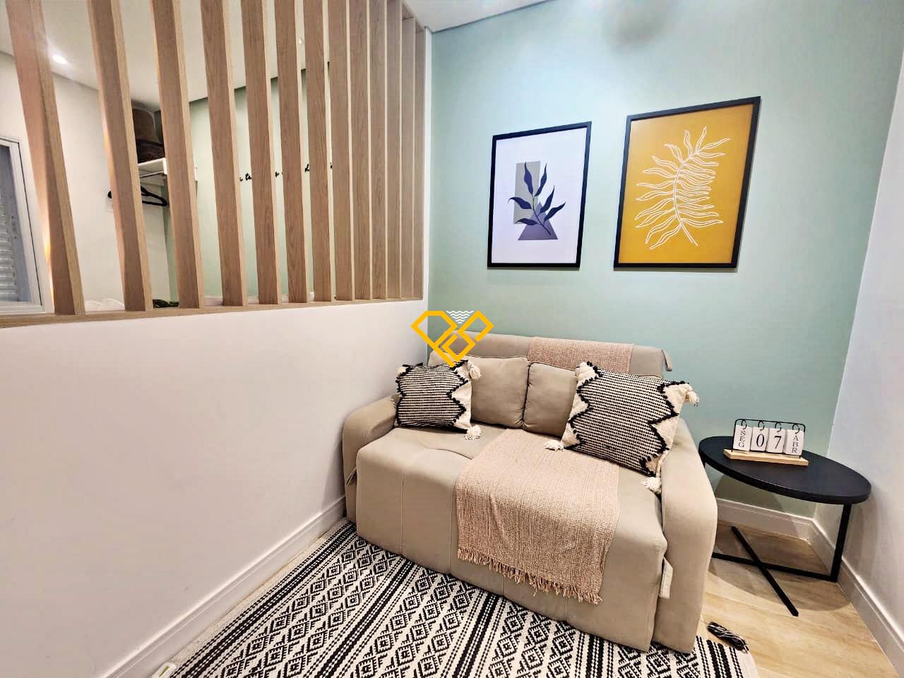 Apartamento para aluguel no Ponta da Praia: Sala