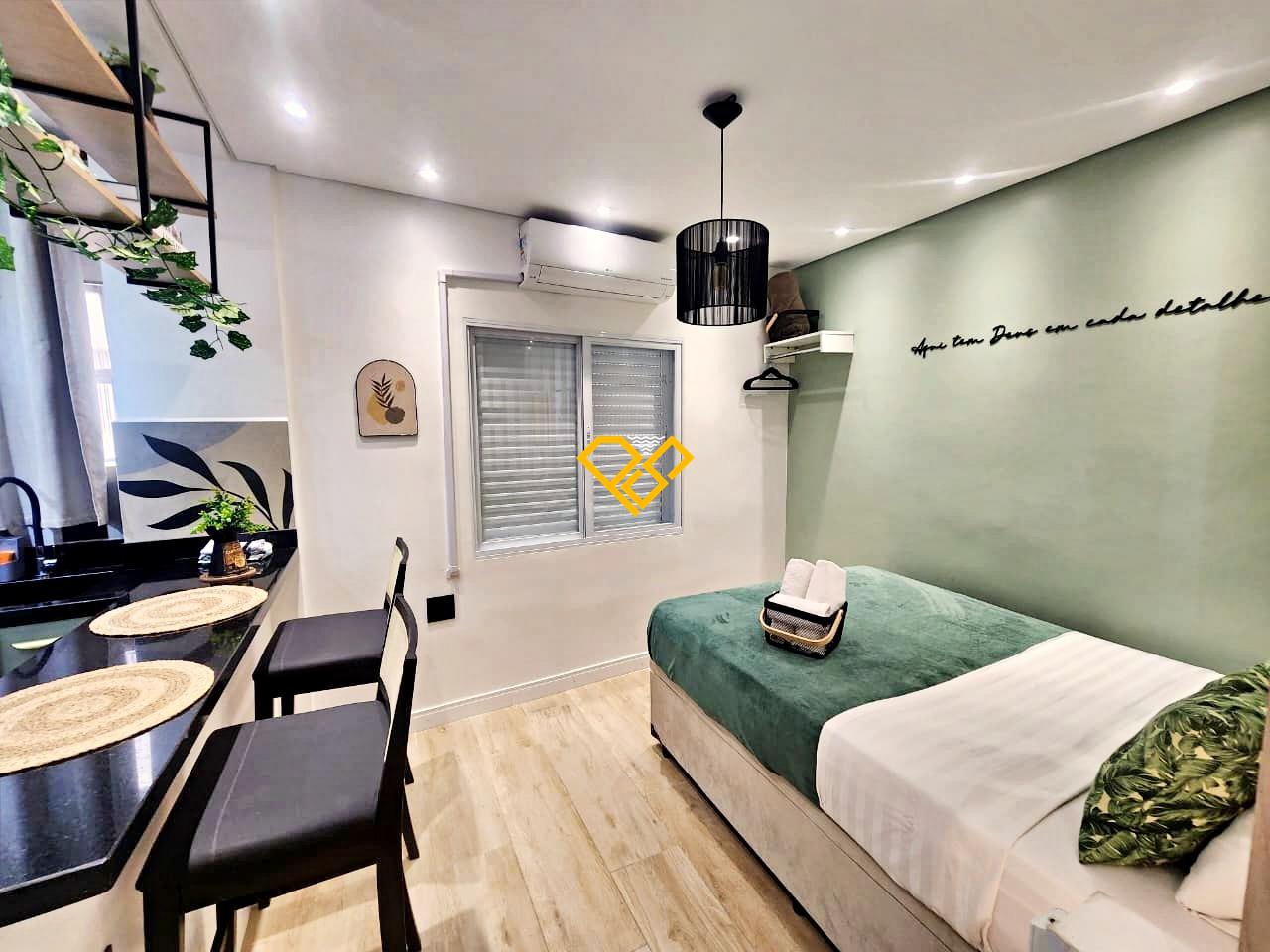 Apartamento para aluguel no Ponta da Praia: Dormitório