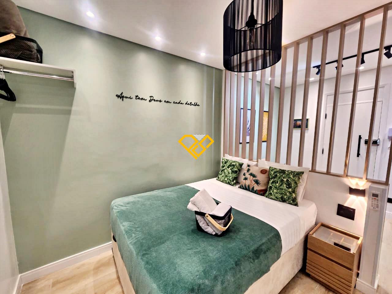 Apartamento para aluguel no Ponta da Praia: Dormitório