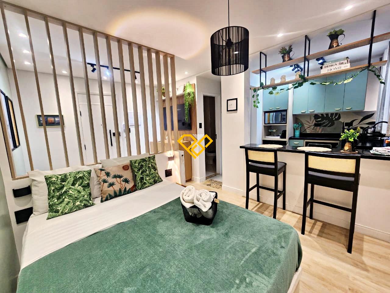 Apartamento para aluguel no Ponta da Praia: Dormitório