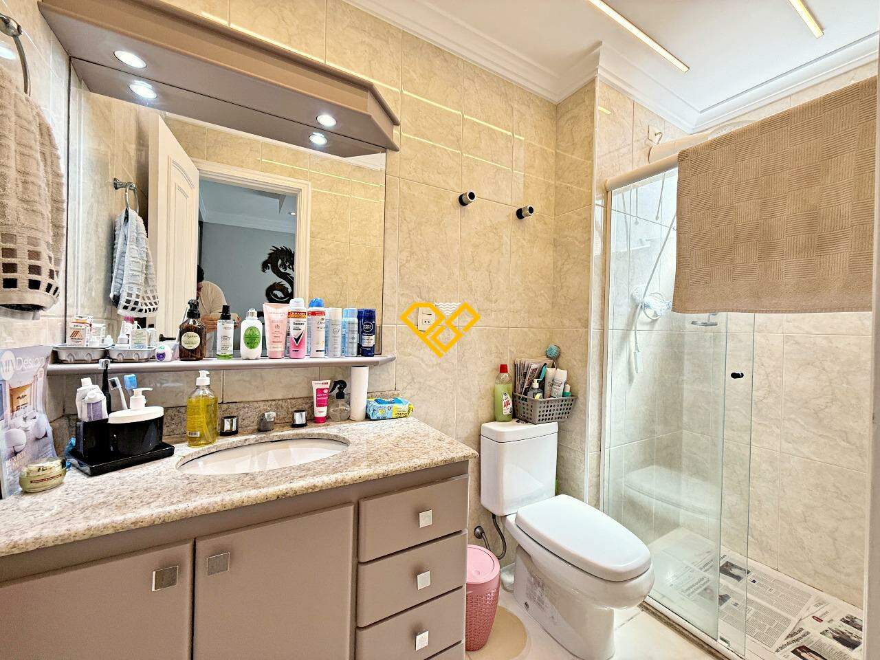 Apartamento à venda no Gonzaga: Wc suíte 3