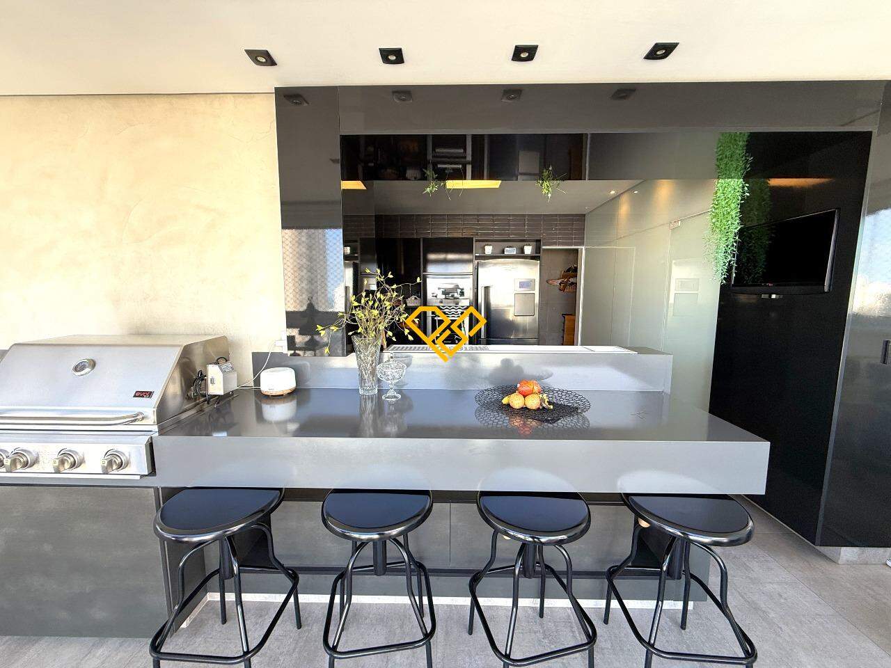 Apartamento à venda no Gonzaga: Varanda gourmet