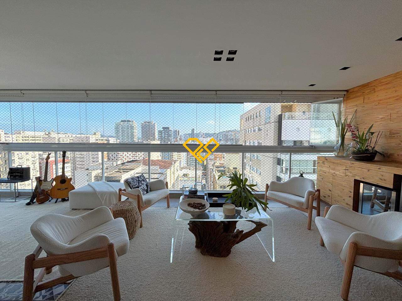 Apartamento à venda no Gonzaga: Varanda