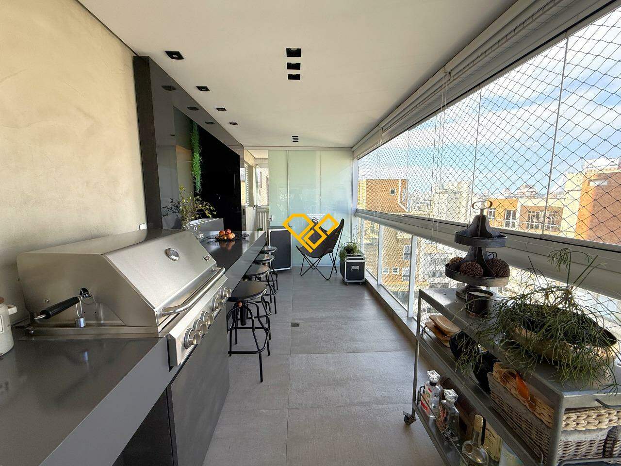 Apartamento à venda no Gonzaga: Varanda gourmet