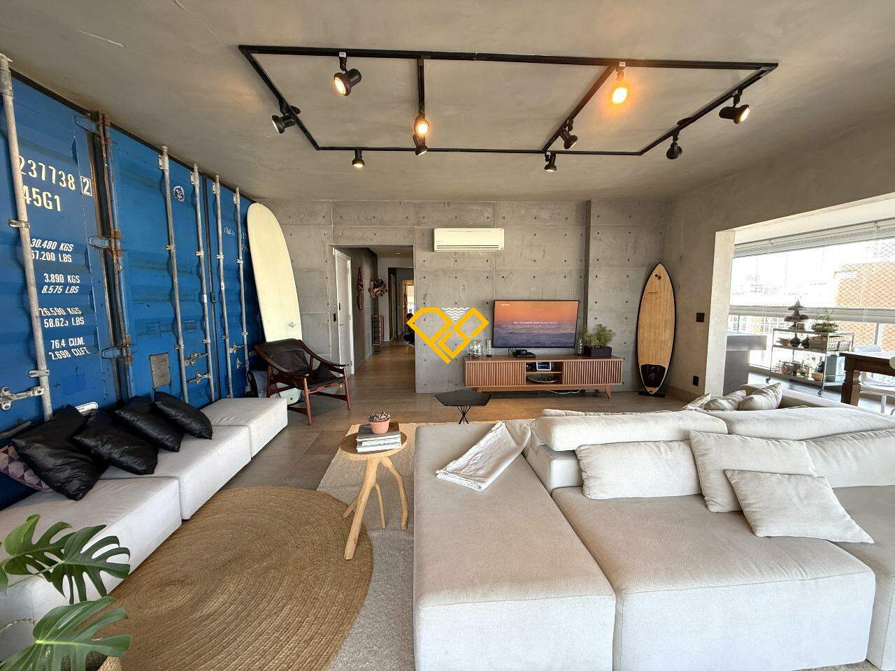 Apartamento à venda no Gonzaga: Sala
