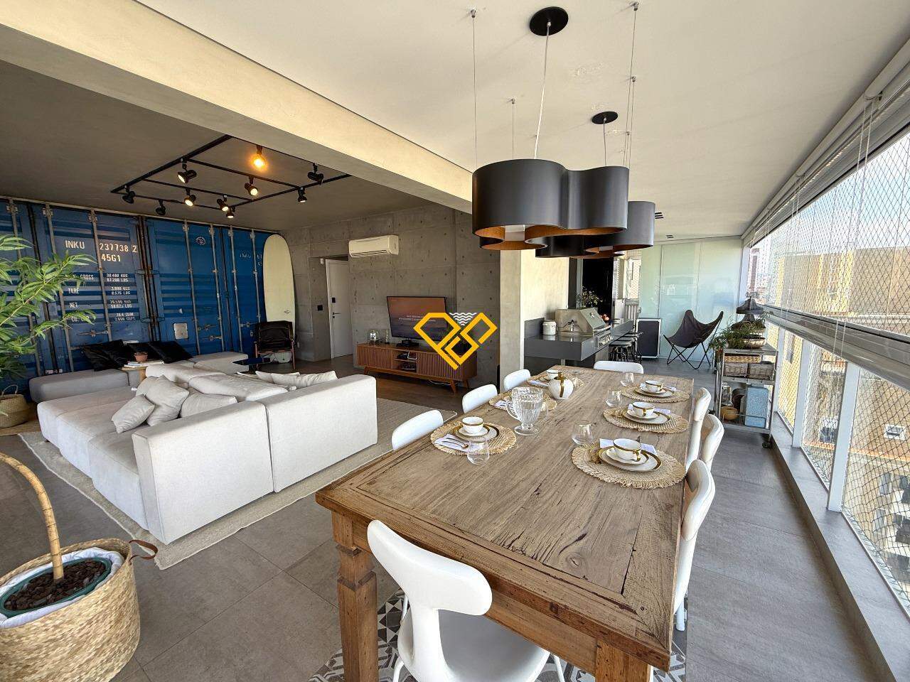 Apartamento à venda no Gonzaga: Varanda
