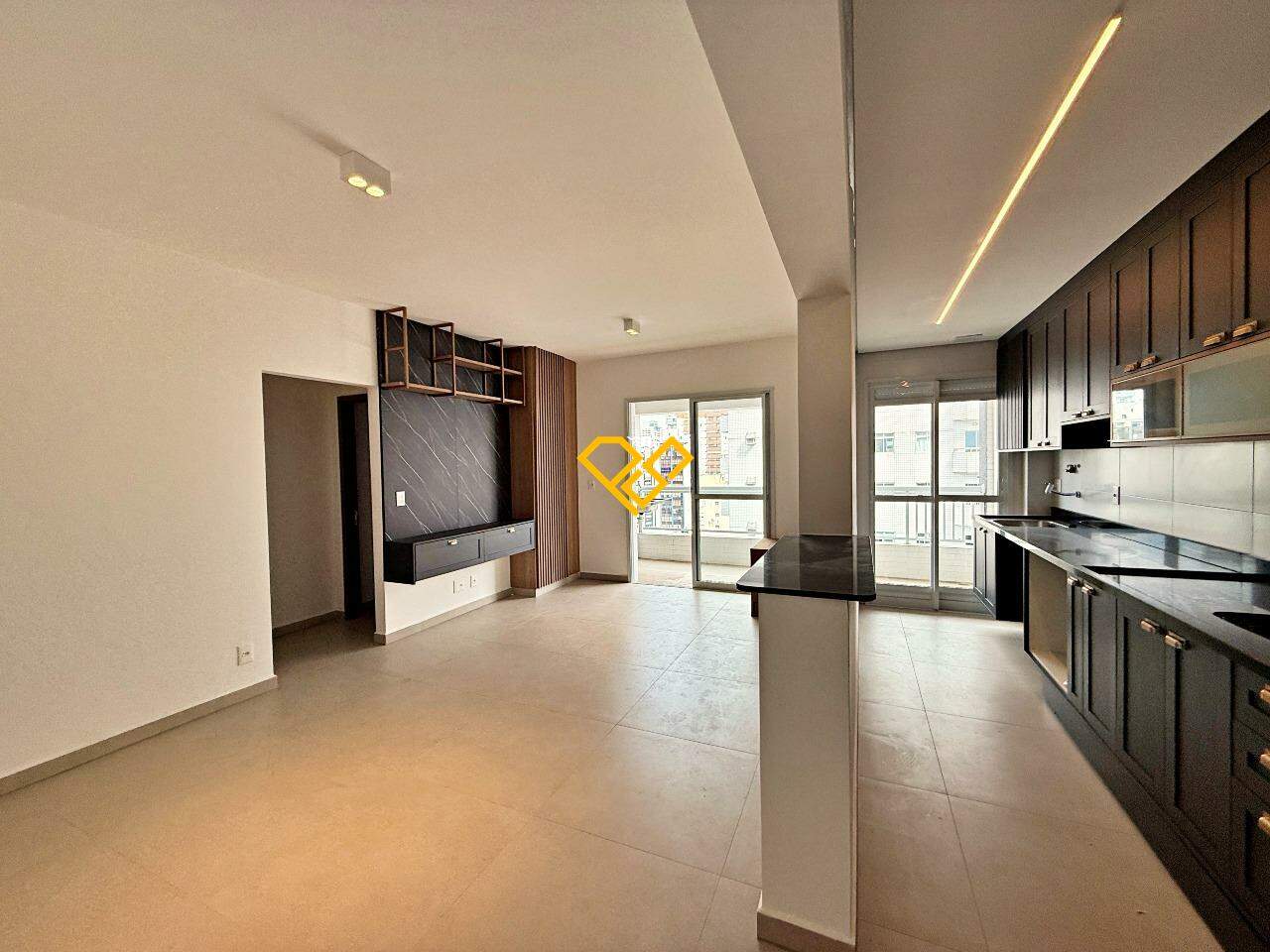 Apartamento à venda no Boqueirão: Sala e cozinha