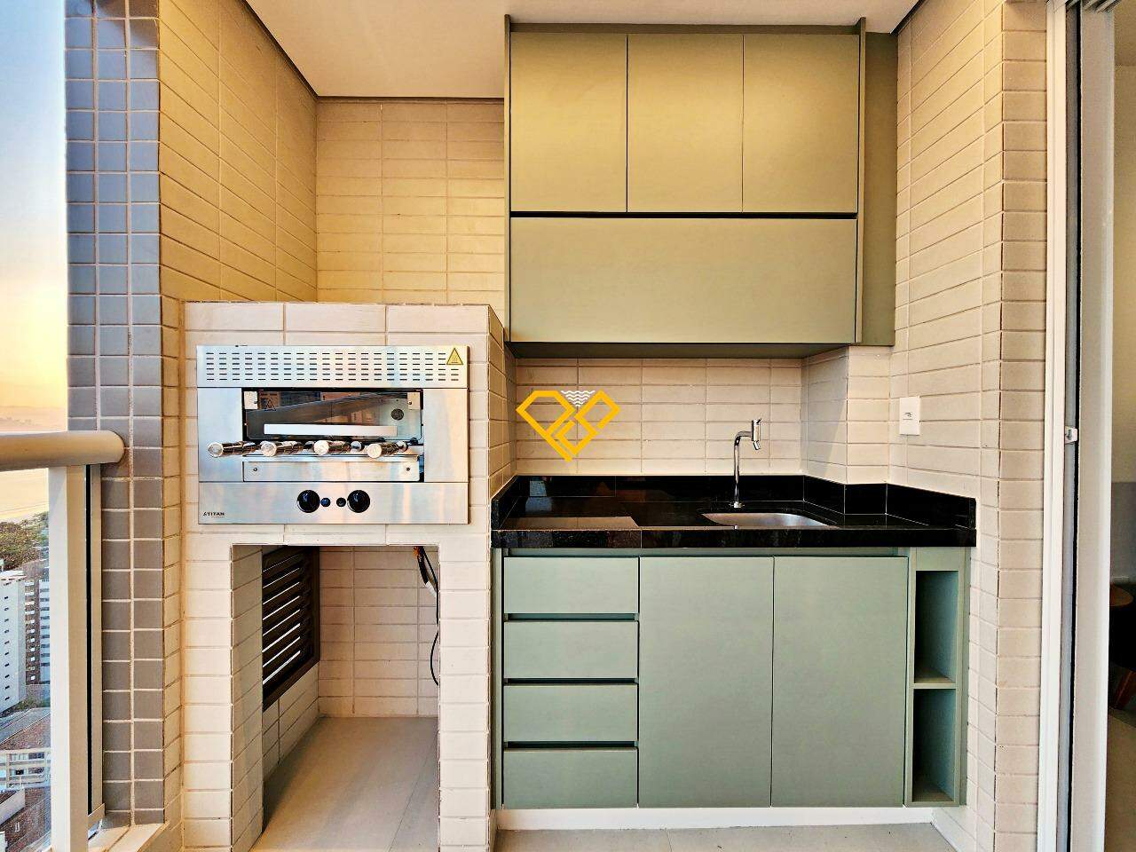 Apartamento à venda no Aparecida: Churrasqueira