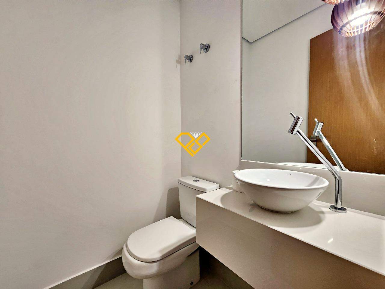 Apartamento à venda no Aparecida: Lavabo