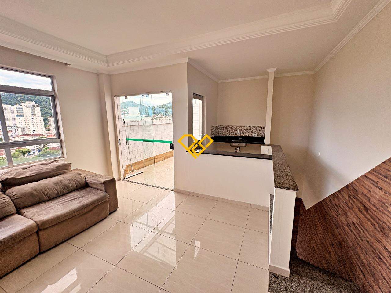 Cobertura à venda no Vila Belmiro: Sala 2° andar