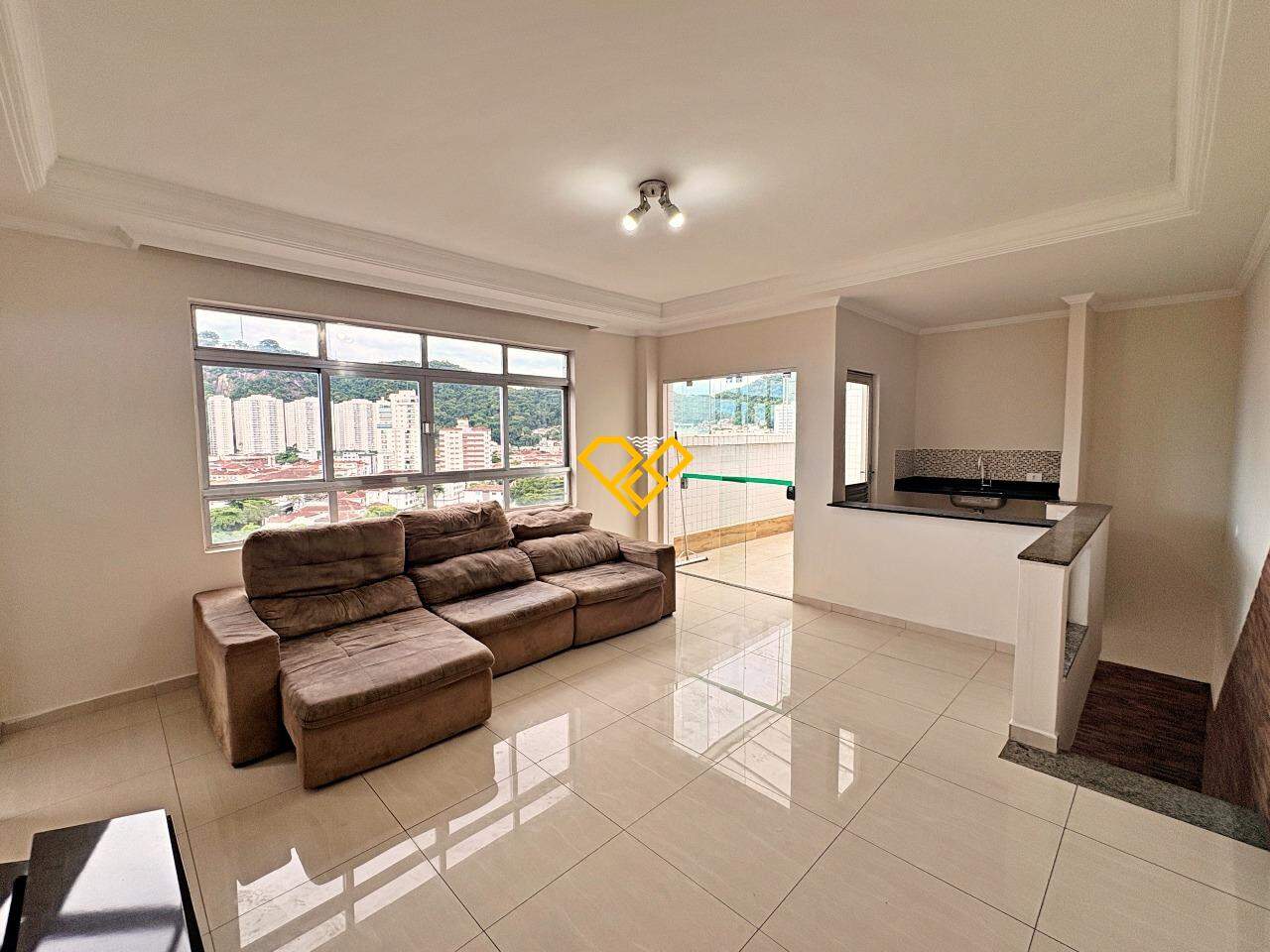 Cobertura à venda no Vila Belmiro: Sala 2° andar