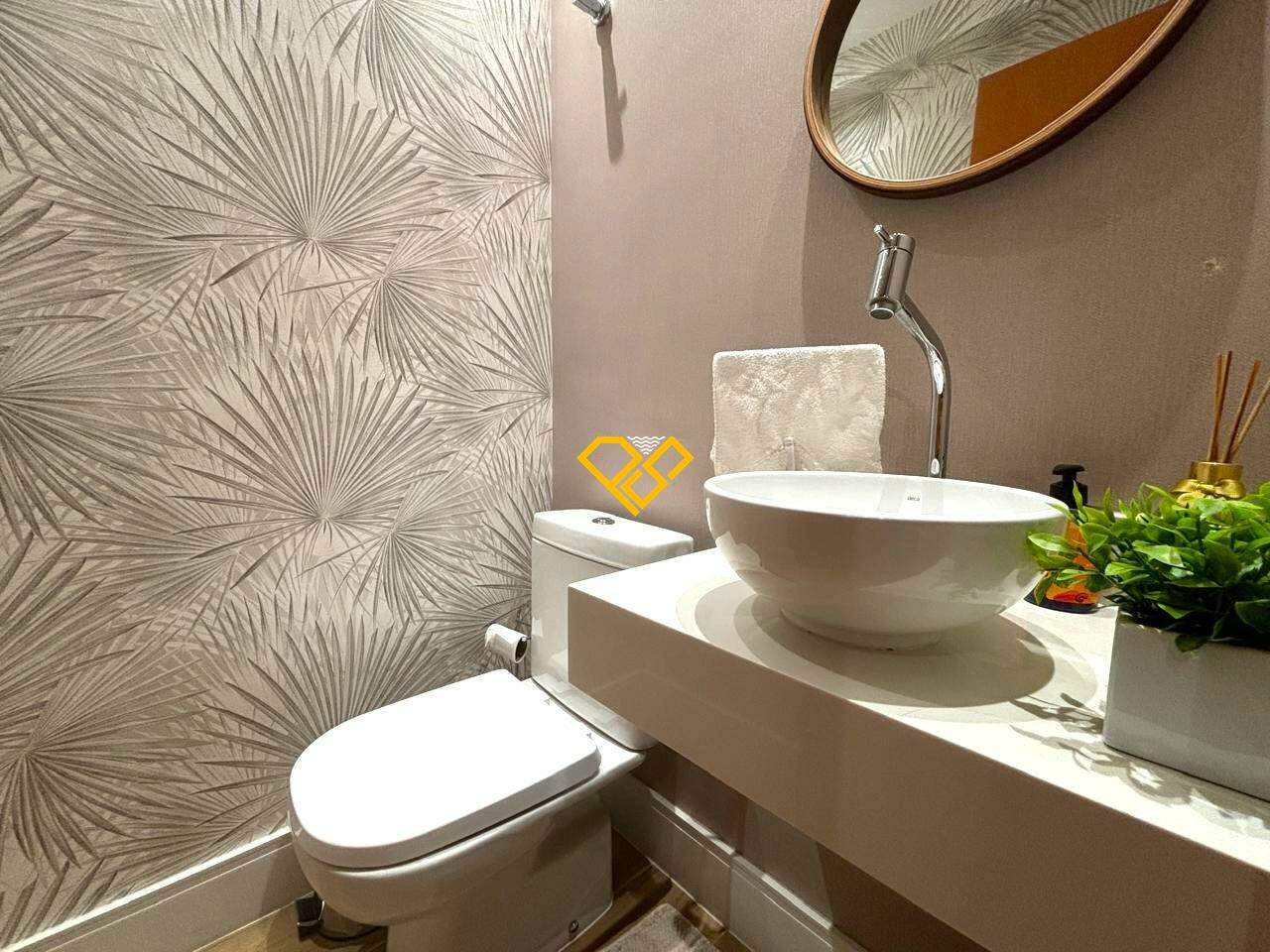 Apartamento à venda no Gonzaga: Lavabo