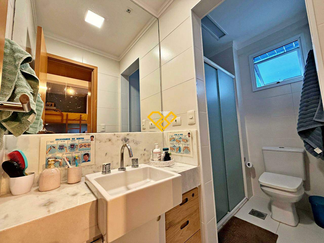 Apartamento à venda no Aparecida: Wc supite americana 2 e 3