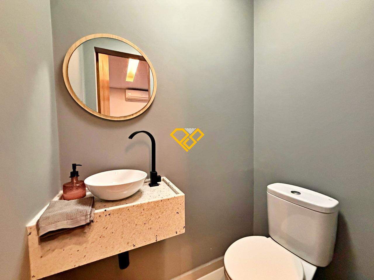 Apartamento à venda no Aparecida: Lavabo