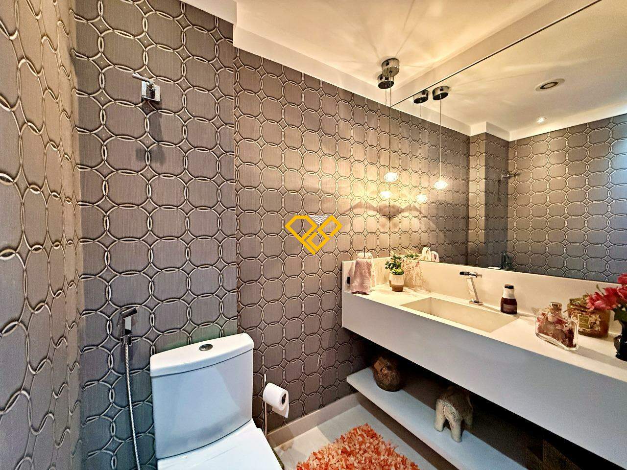 Apartamento à venda no Embaré: Lavabo