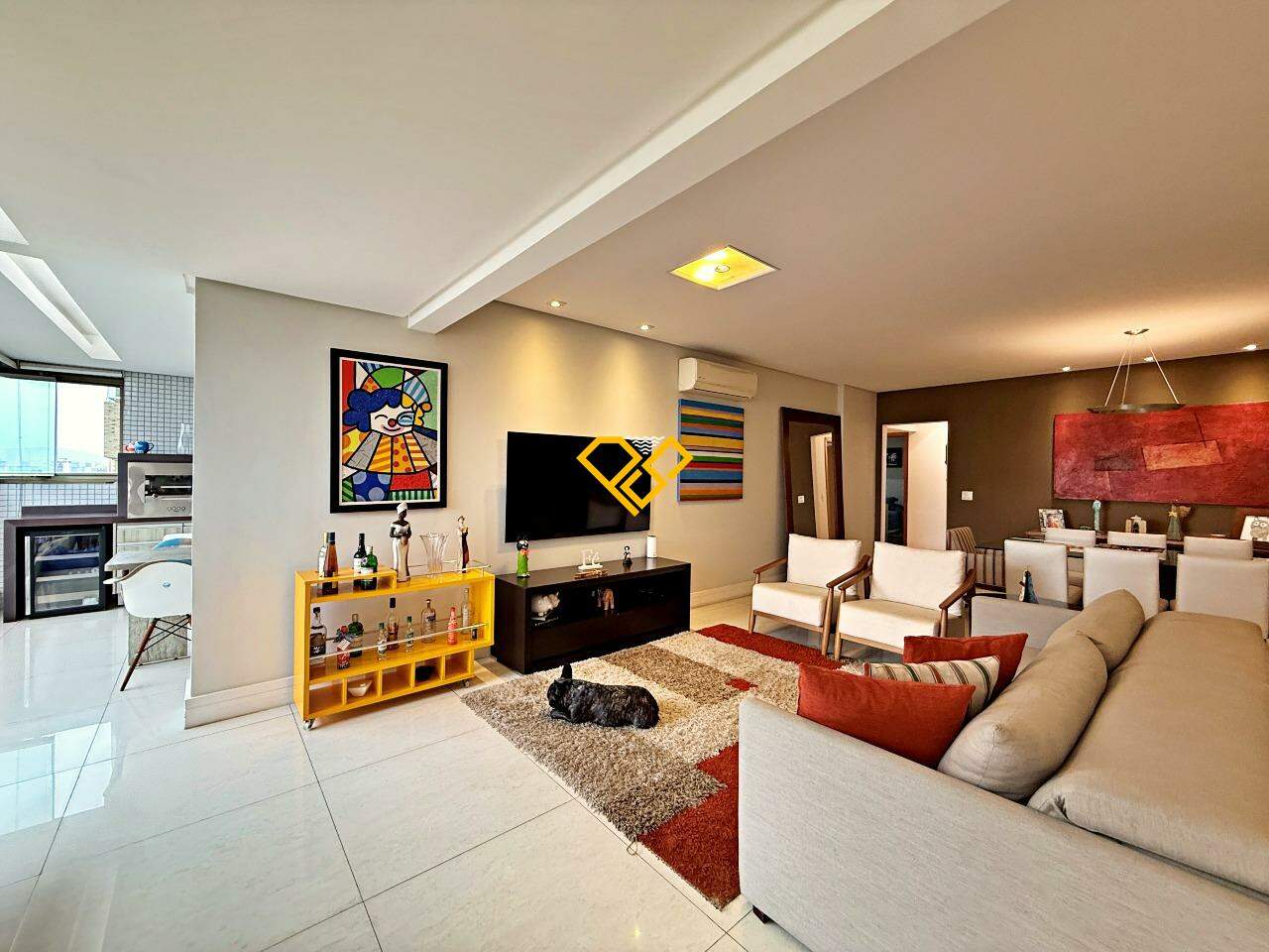 Apartamento à venda no Embaré: Sala