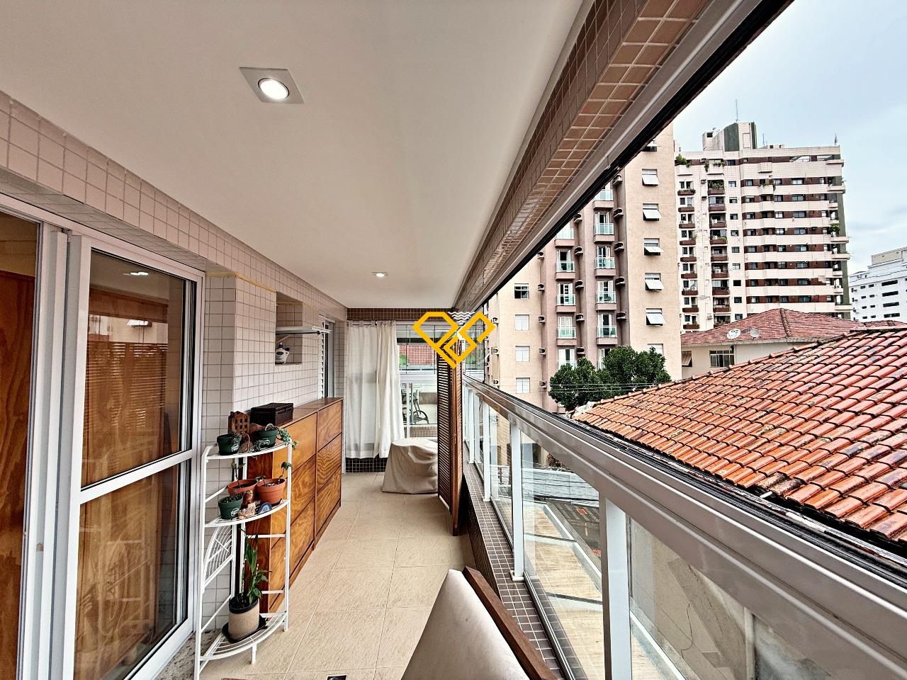 Apartamento à venda no Gonzaga: Varanda