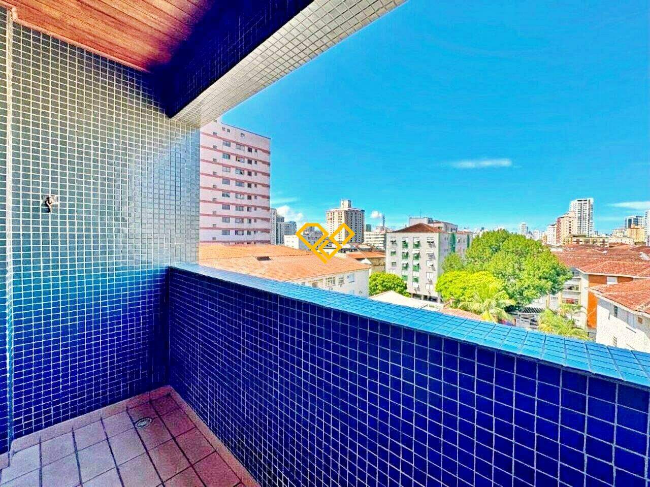 Apartamento à venda no Embaré: Varanda
