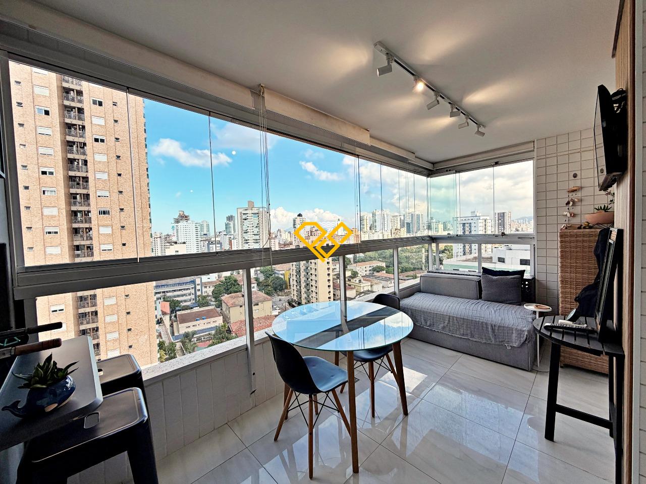 Apartamento à venda no Ponta da Praia: Varanda