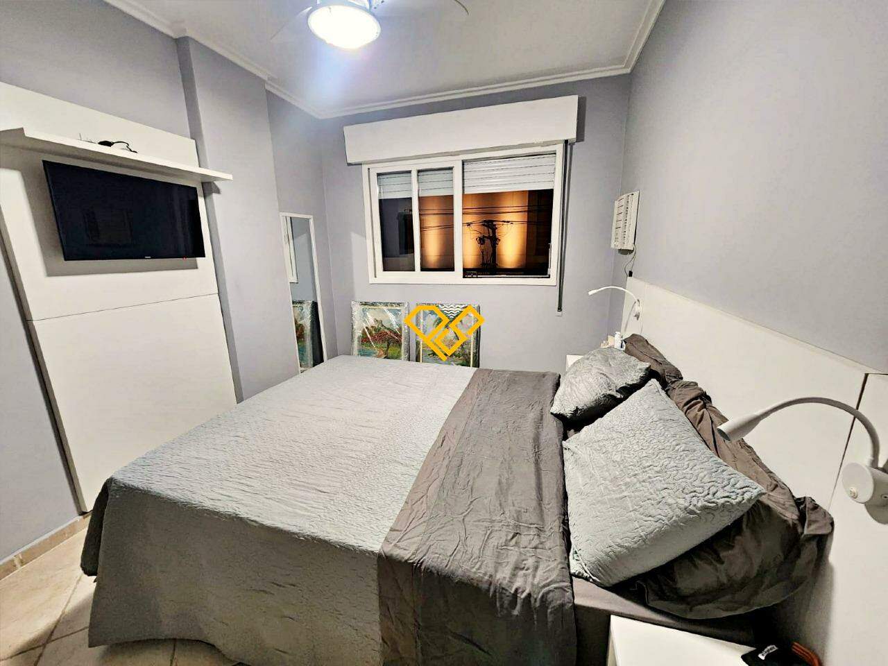 Apartamento à venda no Gonzaga: Dormitório