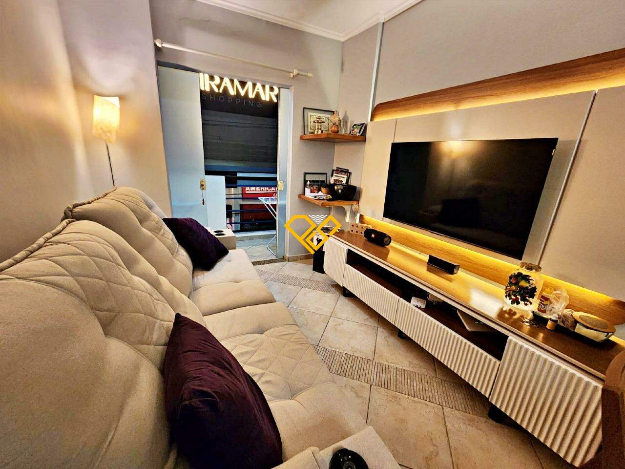 Apartamento à venda no Gonzaga: Sala