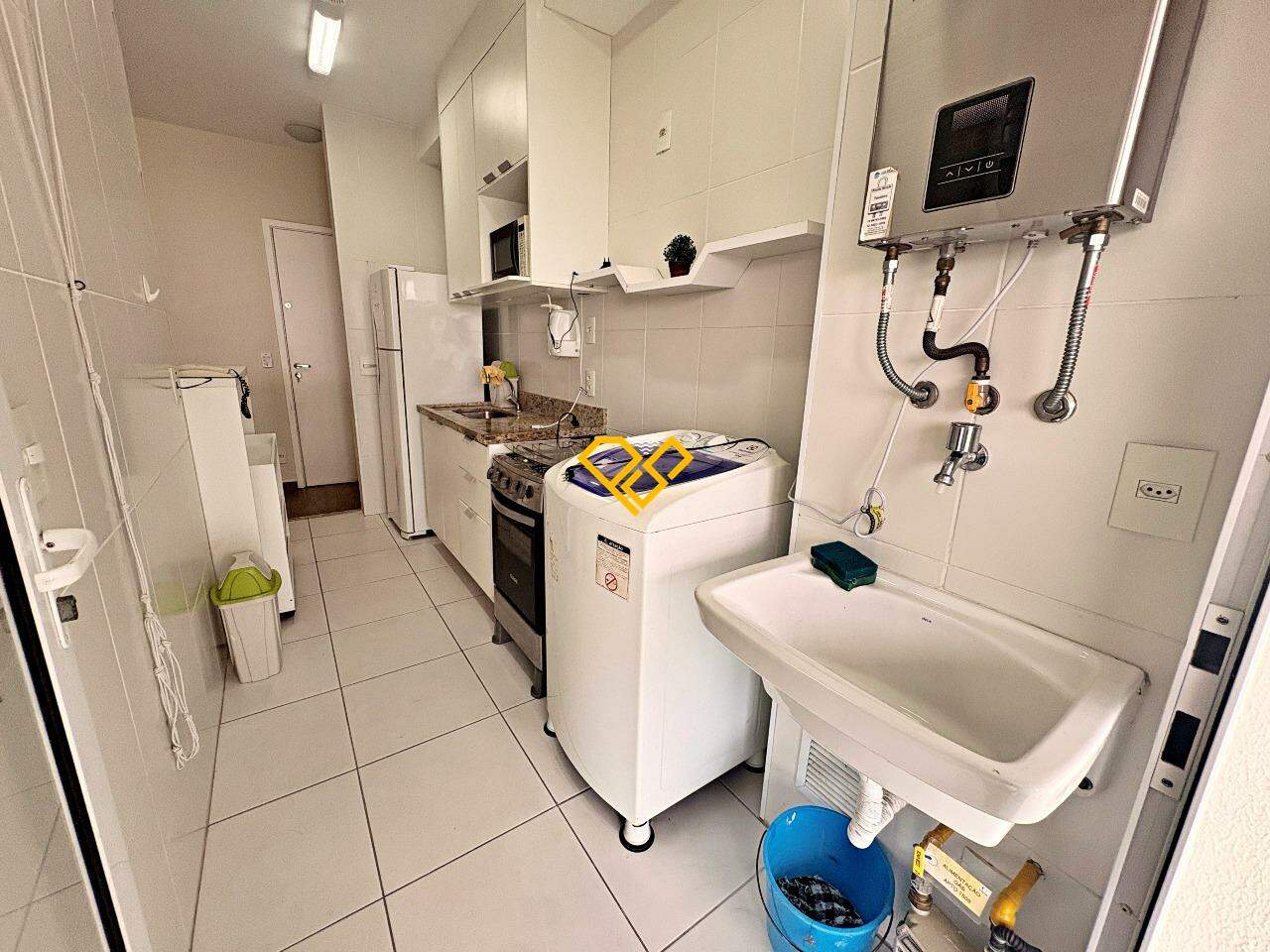 Apartamento para aluguel no José Menino: Cozinha e área de serviço