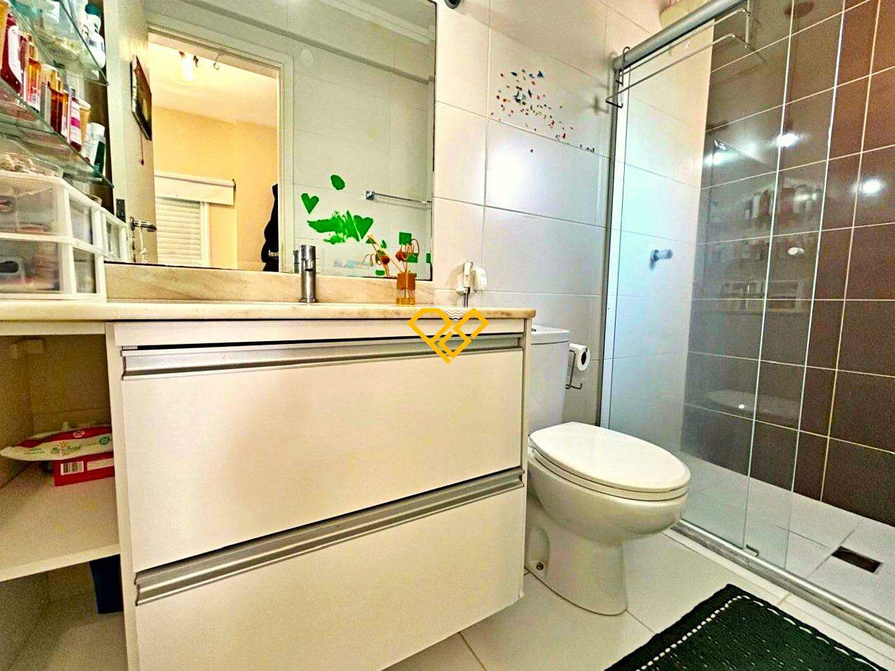 Apartamento à venda no Gonzaga: Wc suíte 1