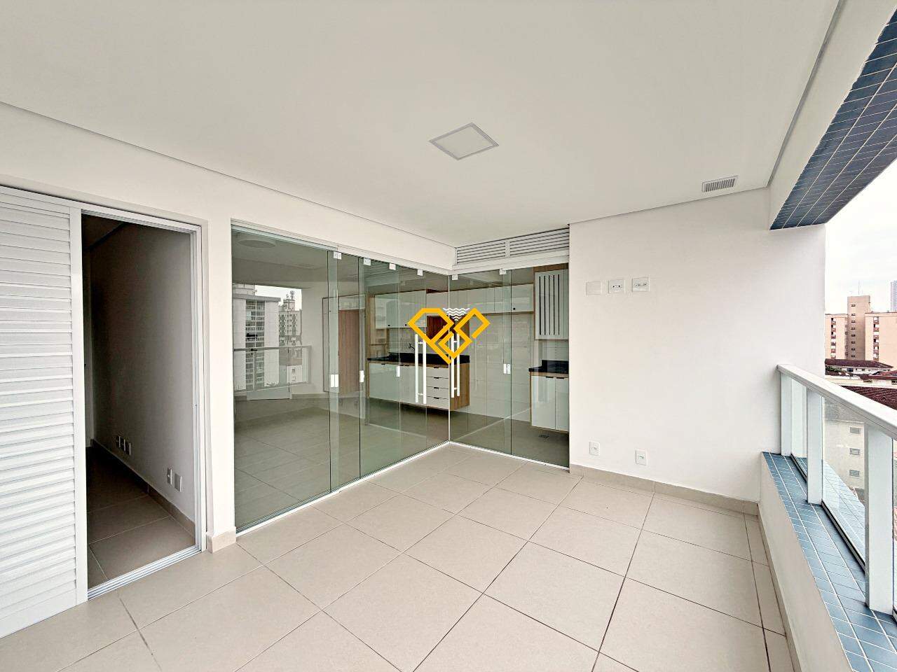 Apartamento para aluguel no Campo Grande: Varanda