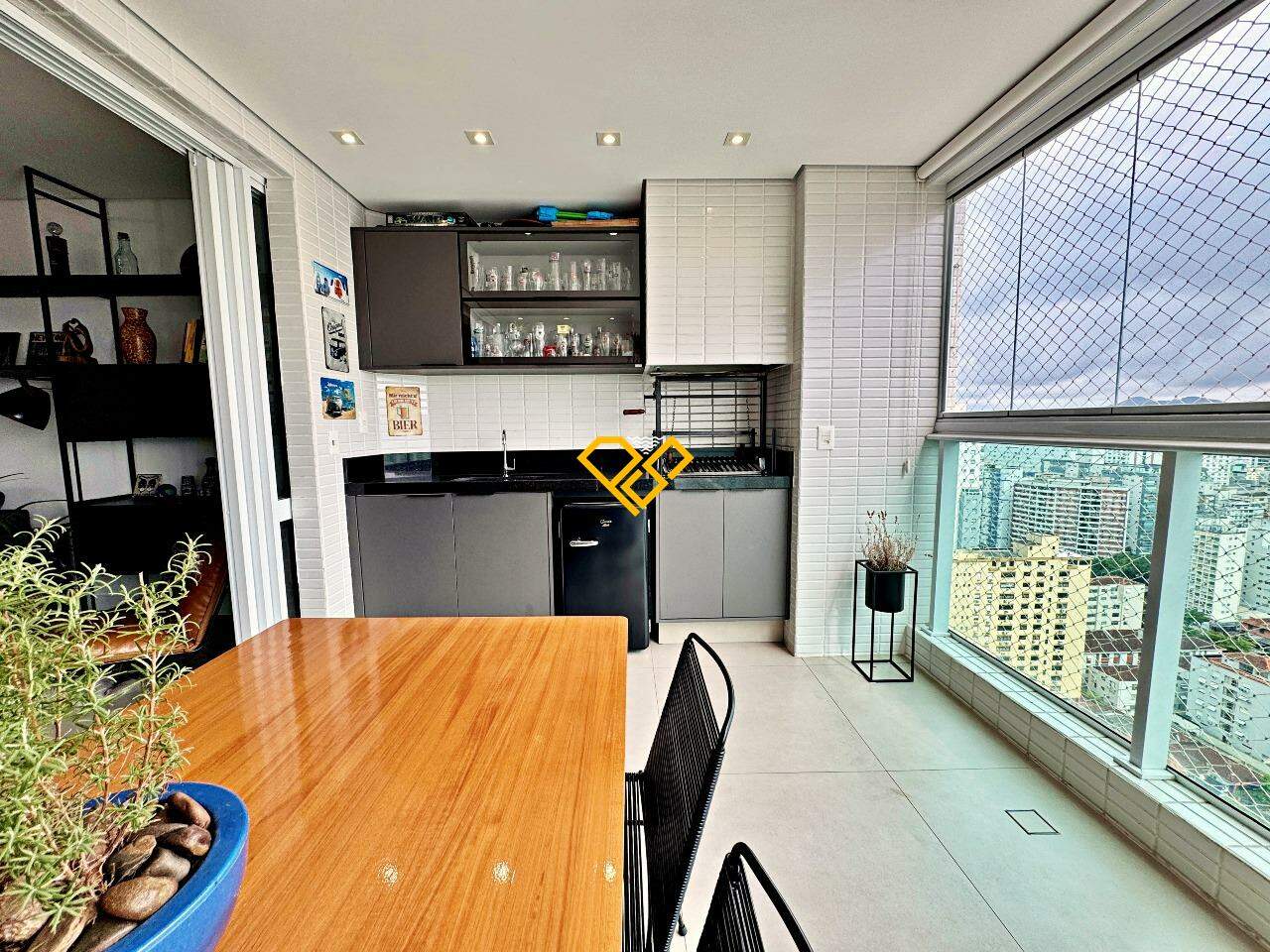 Apartamento à venda no Pompéia: Varanda
