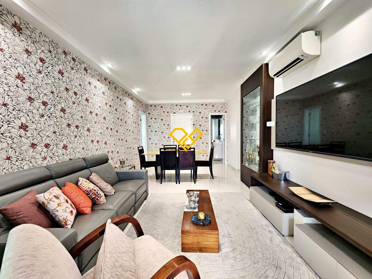Apartamento para aluguel no Aparecida: Sala