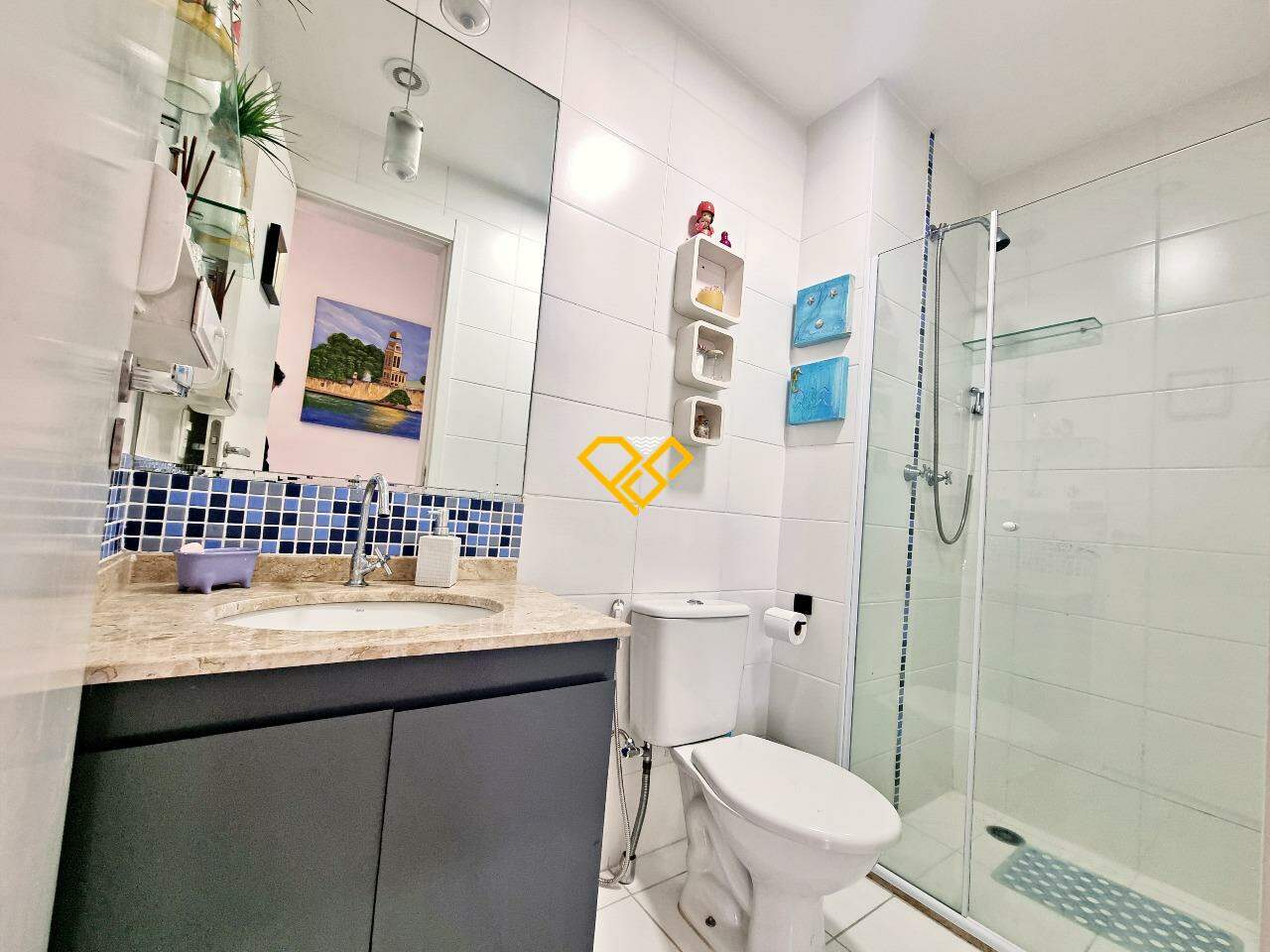 Apartamento para aluguel no Marapé: Wc social