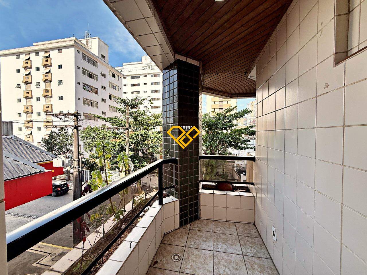 Apartamento à venda no Gonzaga: Varanda