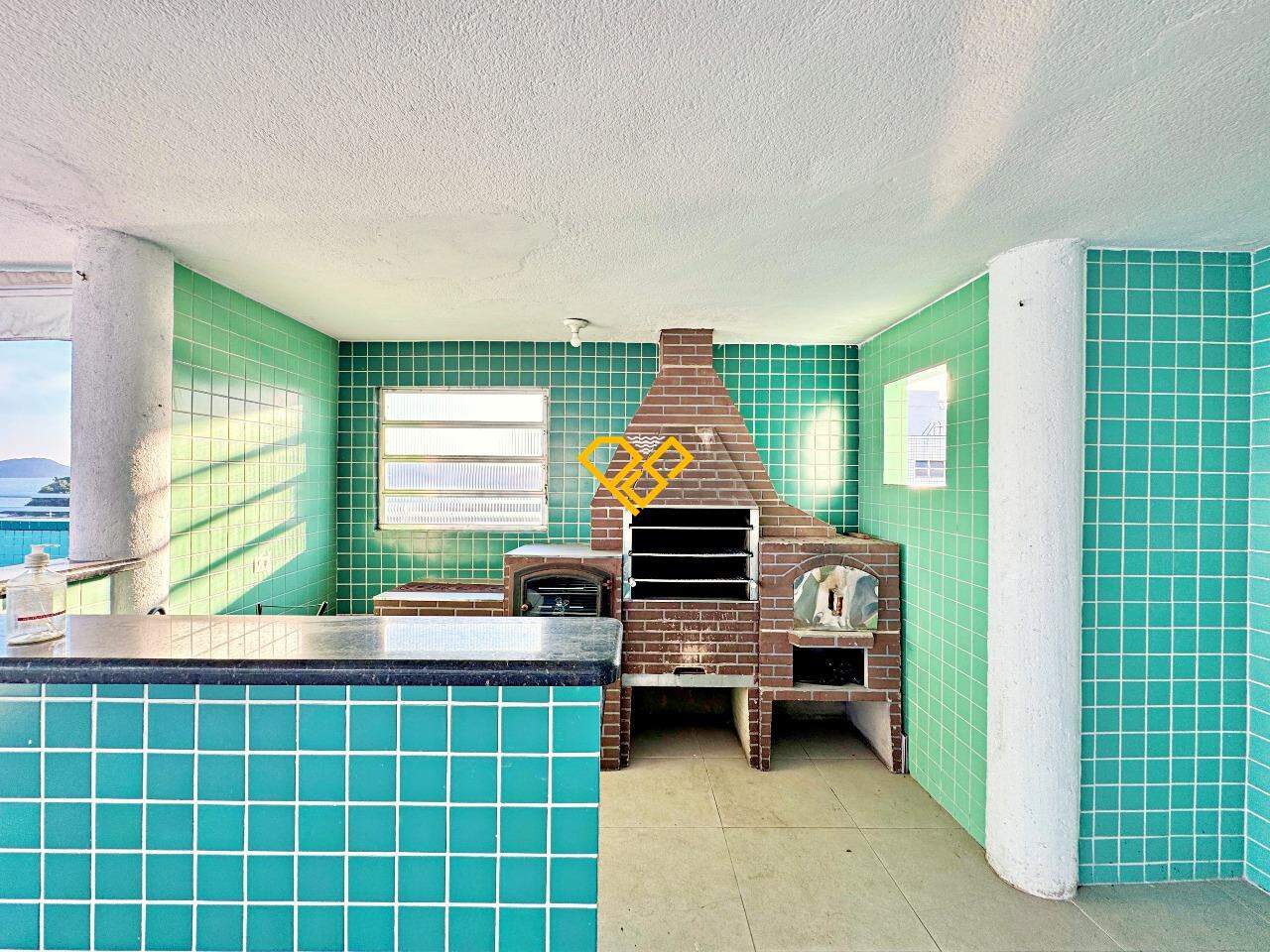 Apartamento para aluguel no José Menino: Lazer - salão de festas - churrasqueira