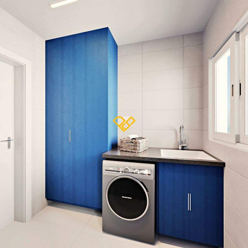 Apartamento à venda no Embaré: Área de serviço