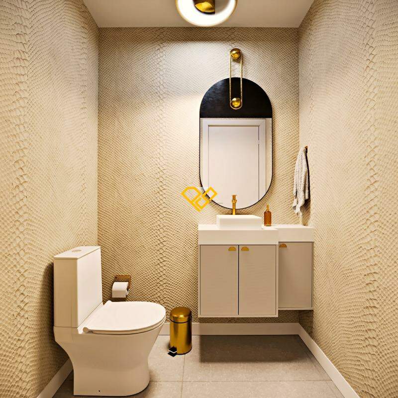 Apartamento à venda no Embaré: Lavabo