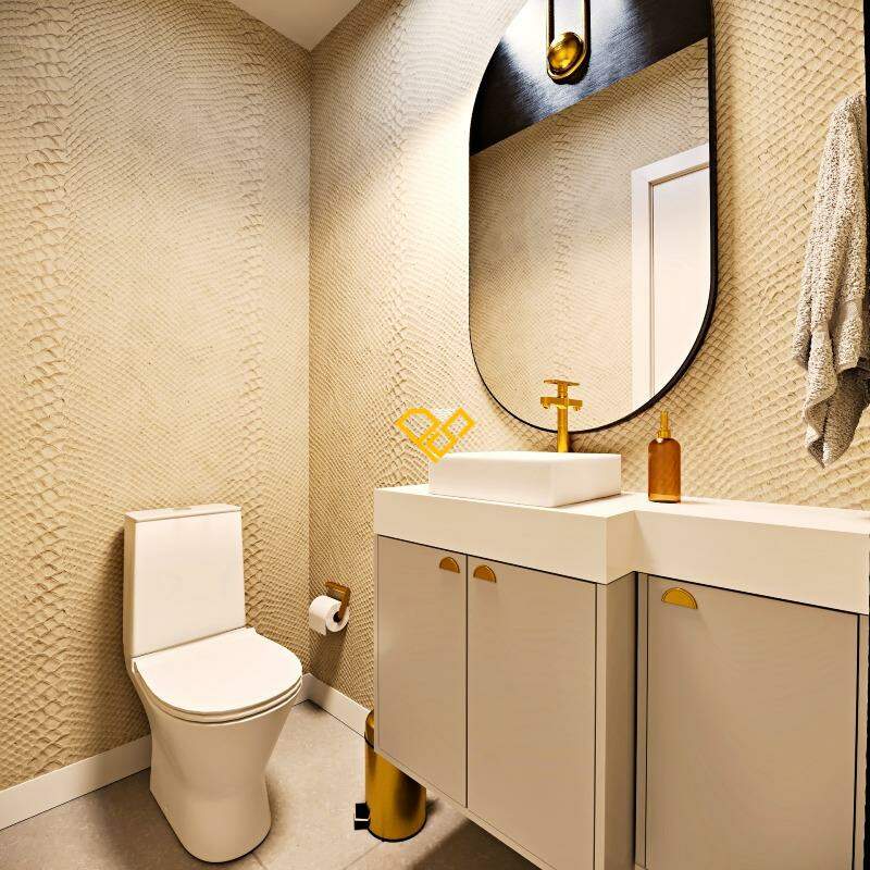 Apartamento à venda no Embaré: Lavabo
