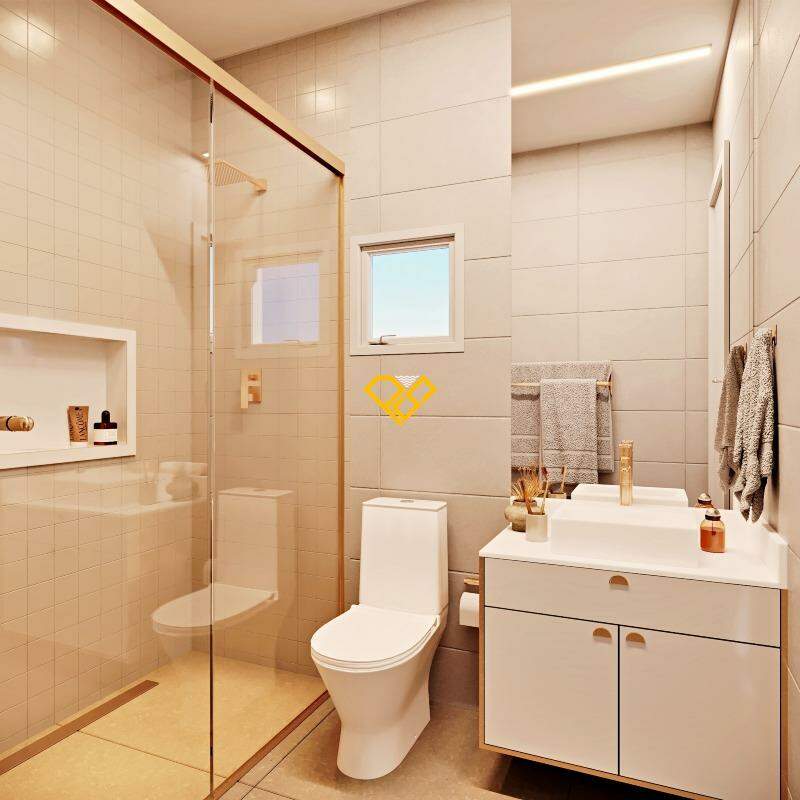 Apartamento à venda no Embaré: Wc suíte 1 - master