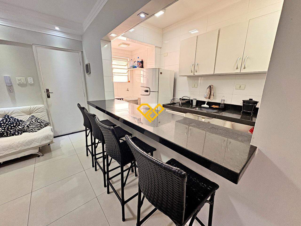 Apartamento à venda no Pompéia: Sala e cozinha