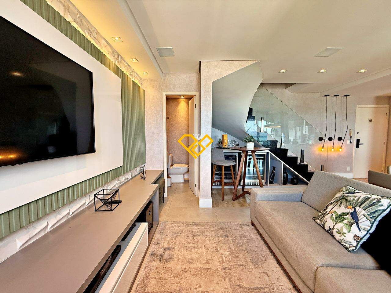 Apartamento Duplex à venda no José Menino: Sala