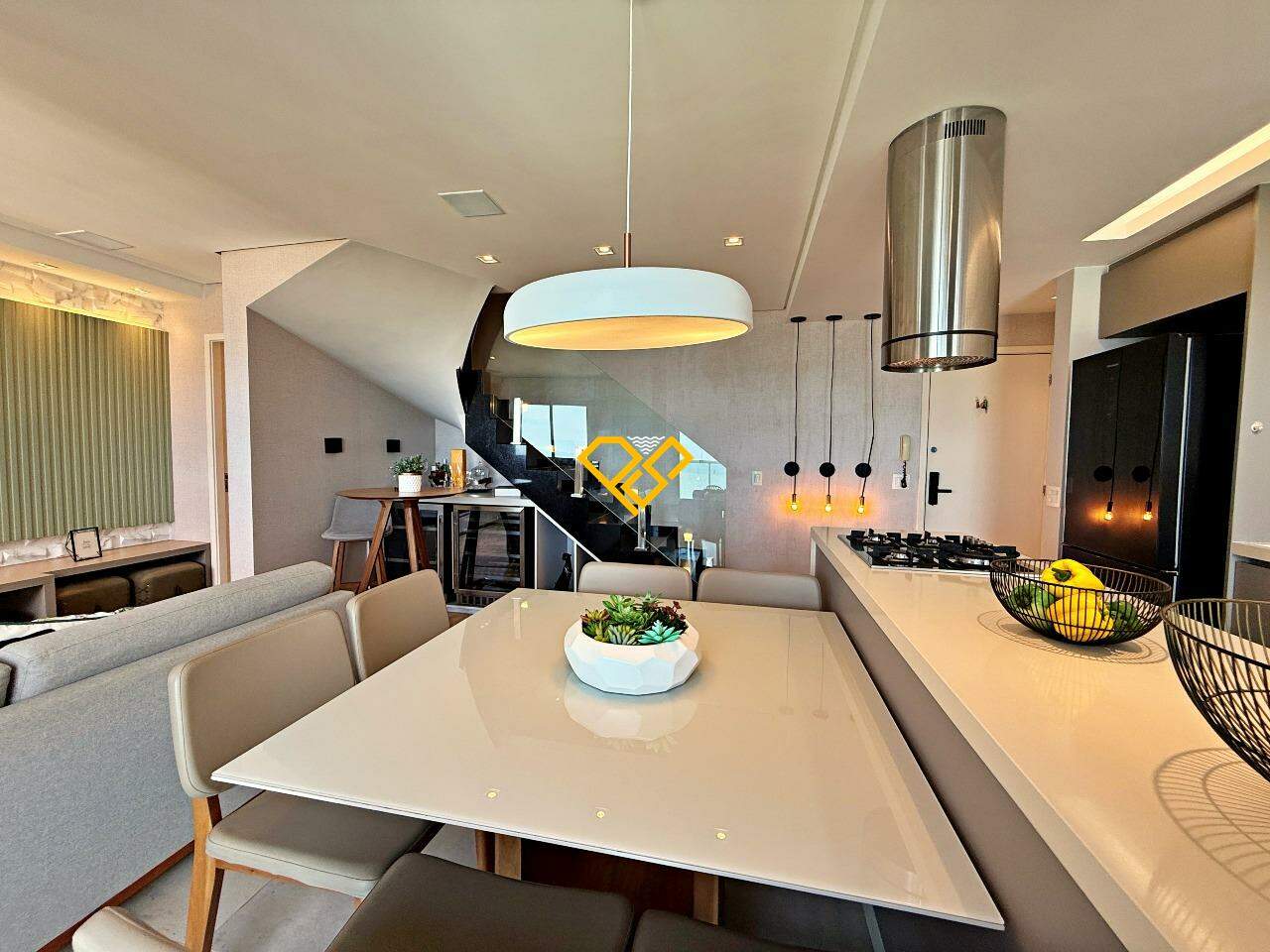 Apartamento Duplex à venda no José Menino: Sala