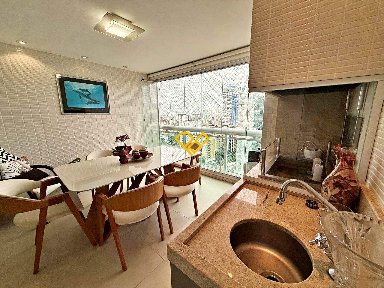 Apartamento à venda no Aparecida: Varanda